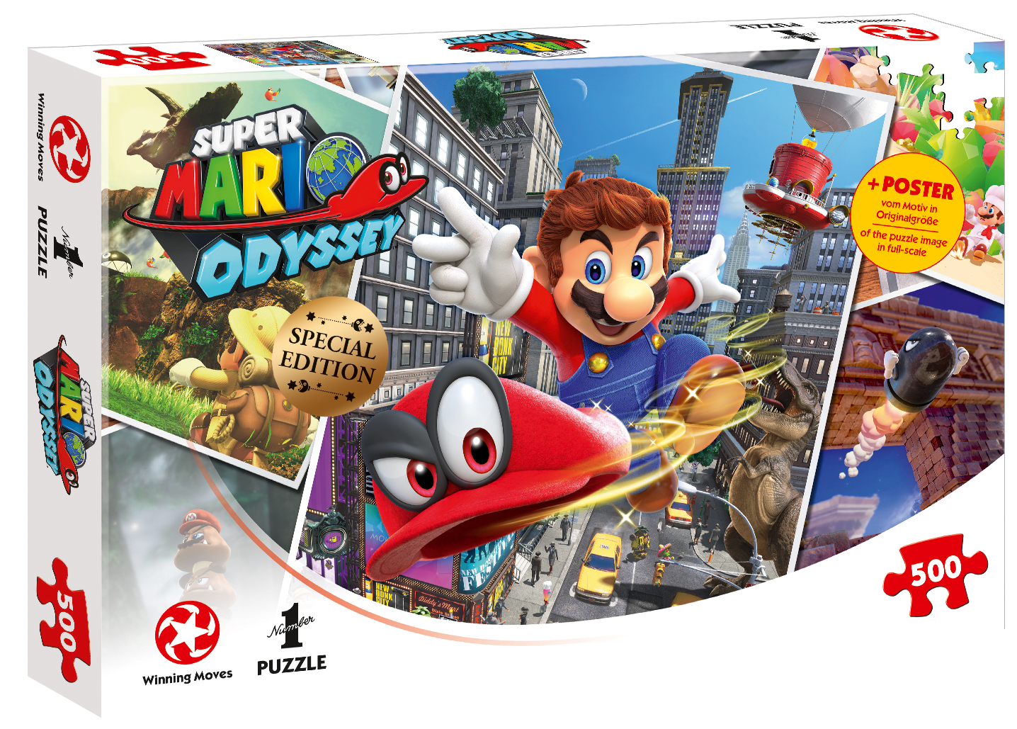 Puzzle Super Mario Odyssey World Traveler 500 Teile
