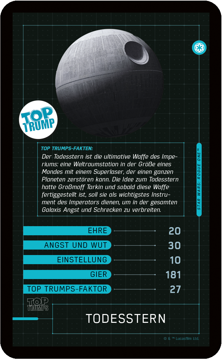 Top Trumps - Star Wars - Rogue One
