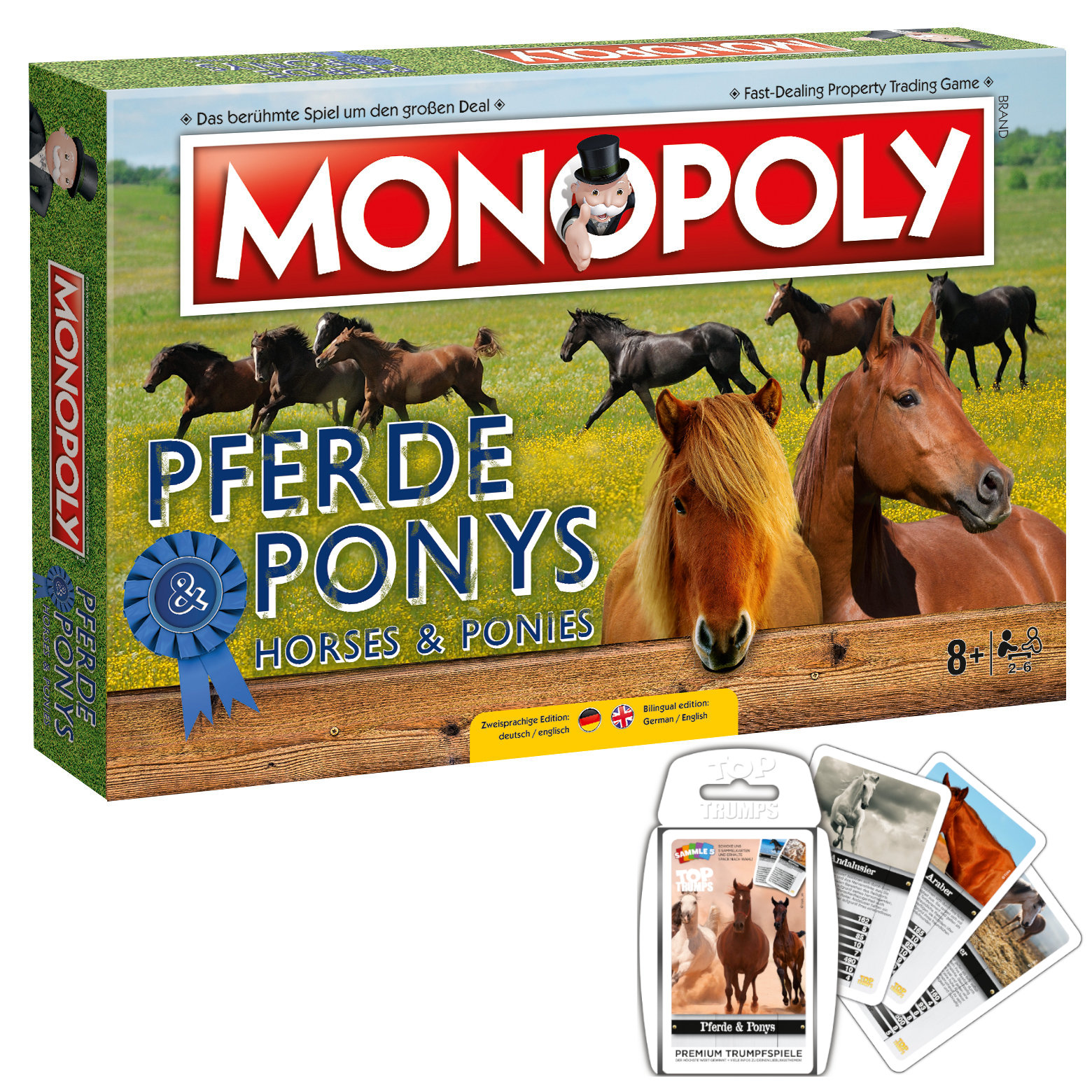 Monopoly Pferde & Ponys + Top Trumps Pferde & Ponys
