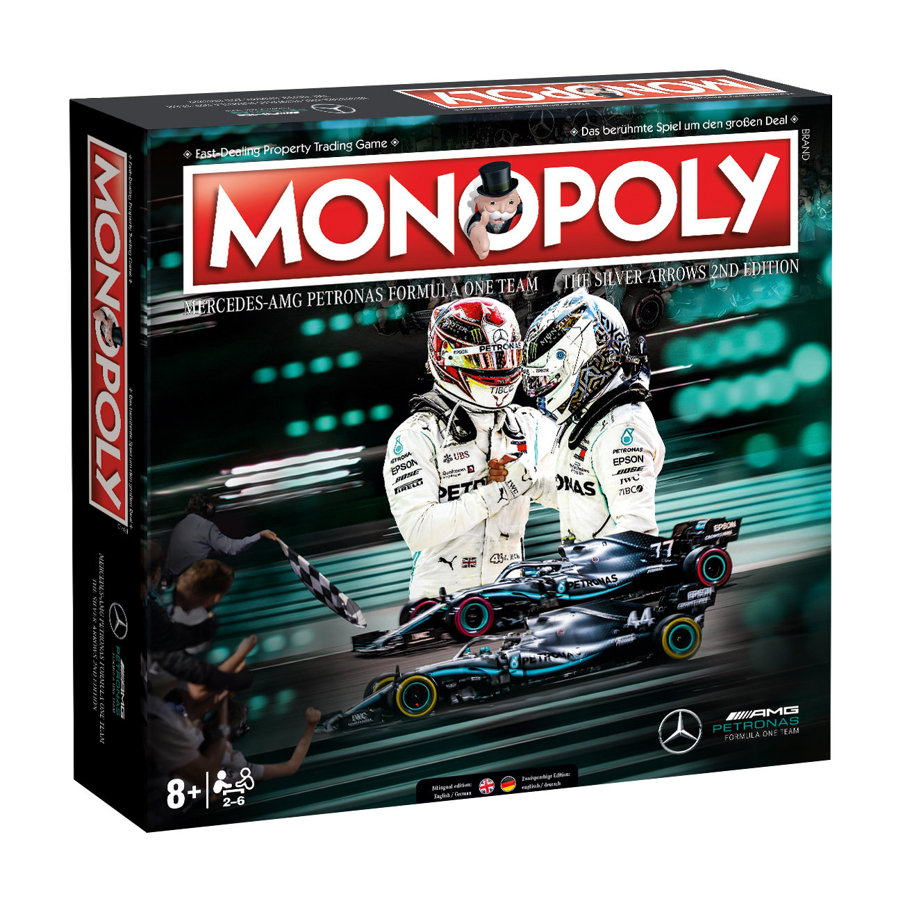 Mercedes Spielepaket: Monopoly + Coin + Spielkarten + Top Trumps + Puzzle