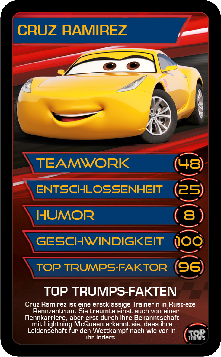 Top Trumps Disney Cars 3