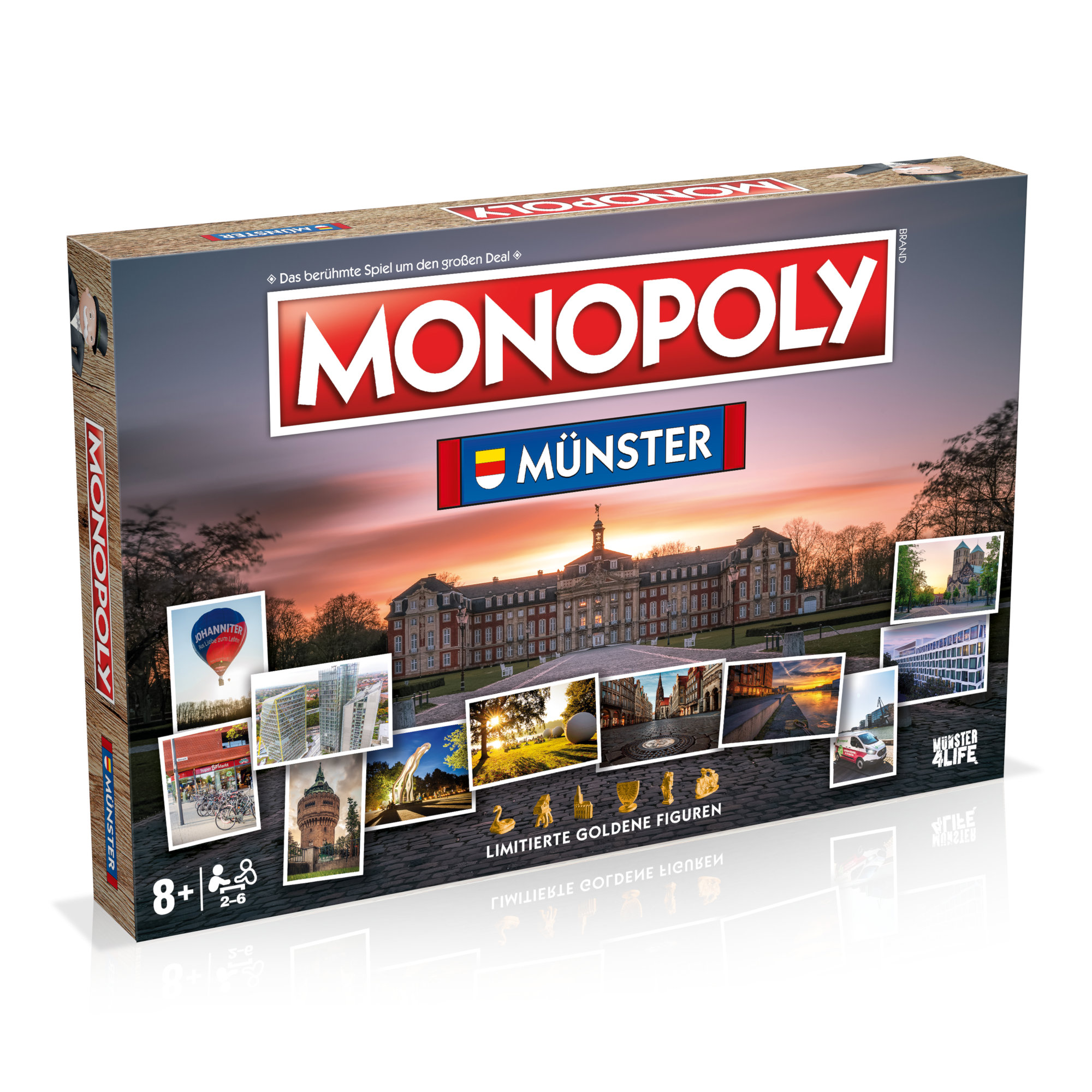 Monopoly Münster inkl. Top Trumps Quartettspiel  + Freikarte Alwetterzoo