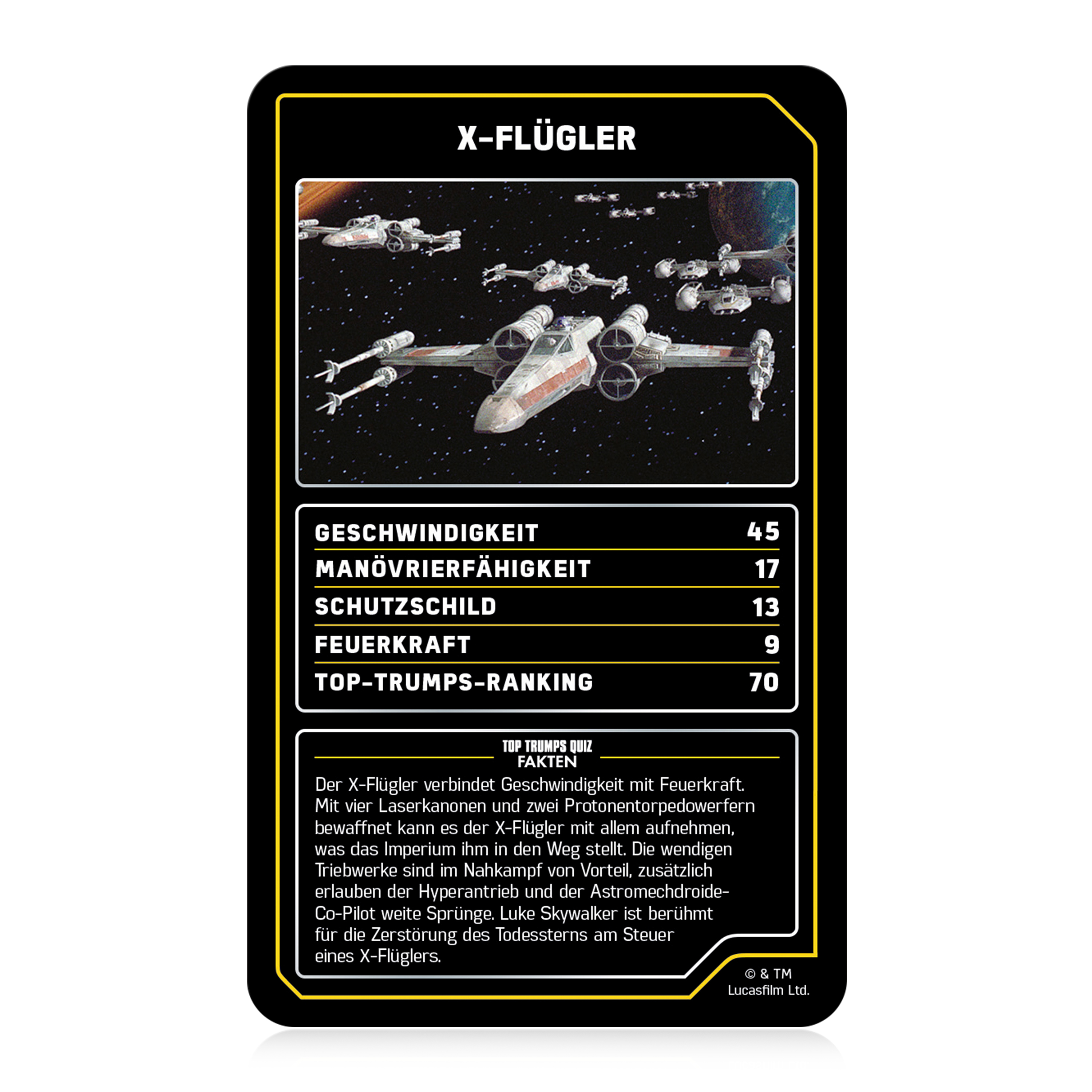 Top Trumps - Star Wars Raumschiffe Collectables