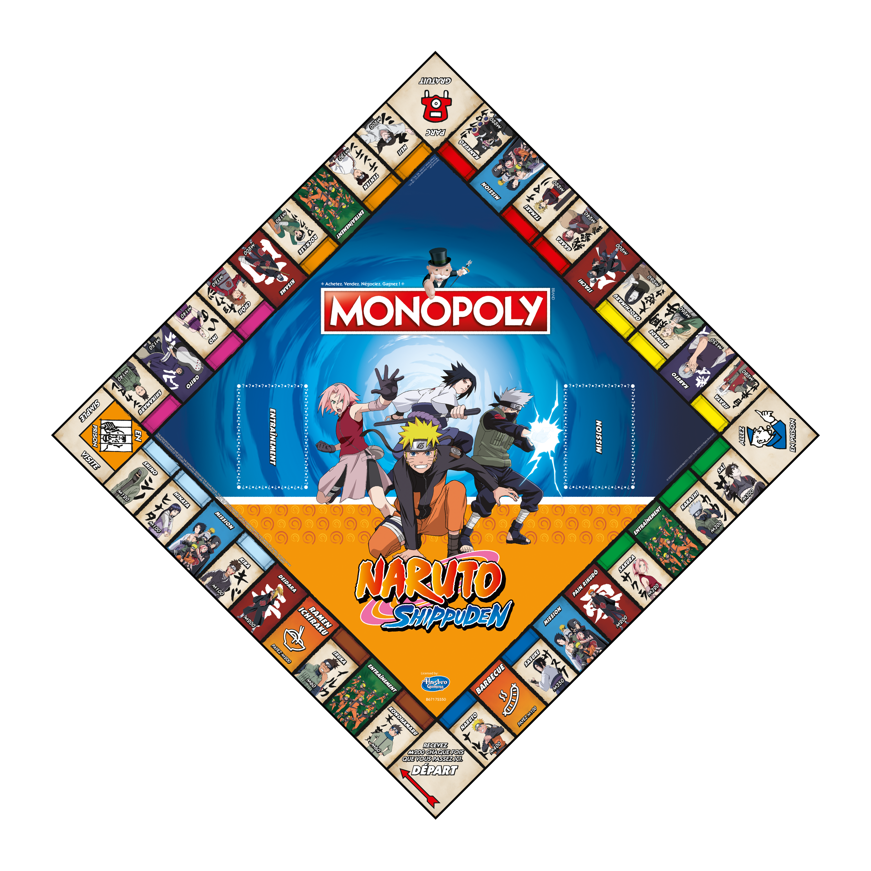 Monopoly Naruto (deutsch/französisch)