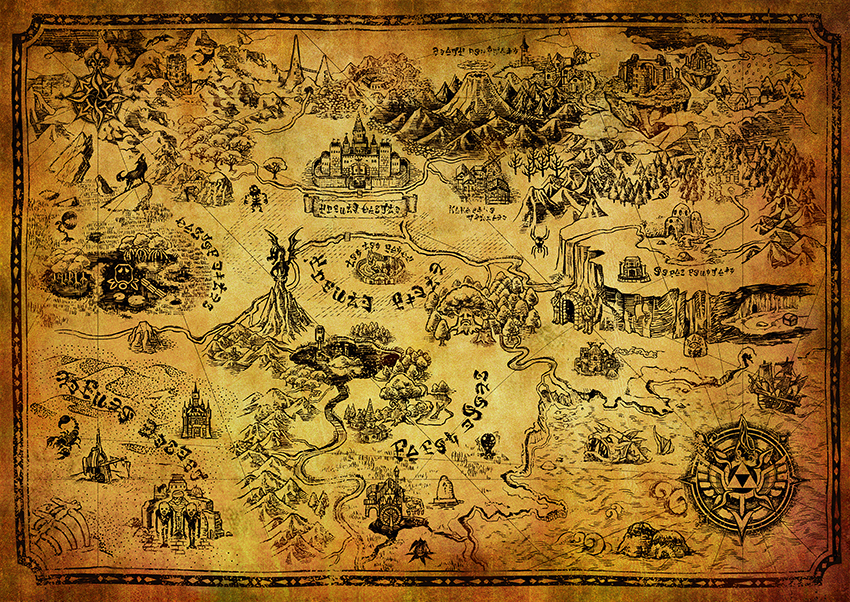 Puzzle - Zelda - Hyrule Field (1000 Teile)